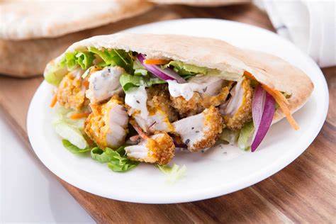 Chicken Kebab in Pitta with Salad